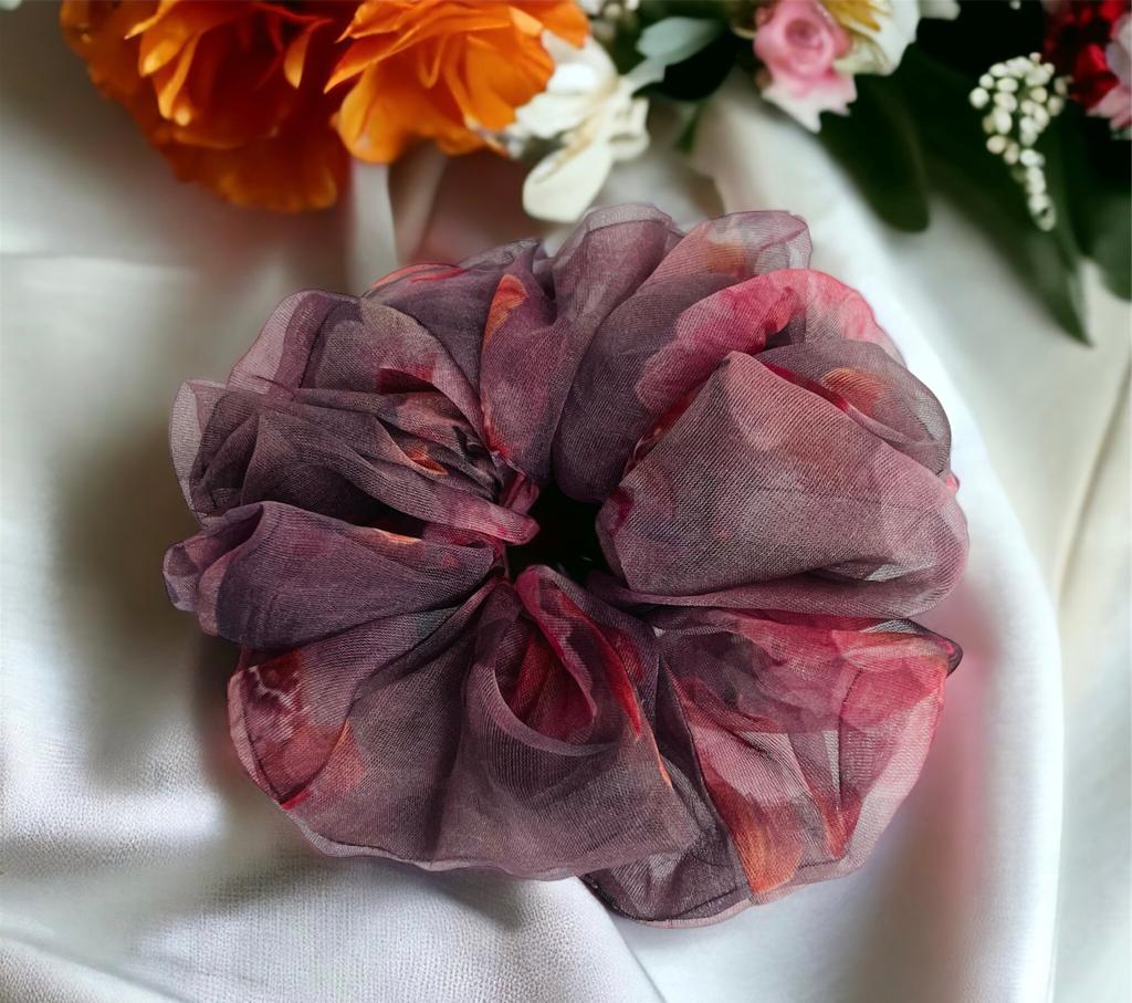 XL Floral Scrunchies