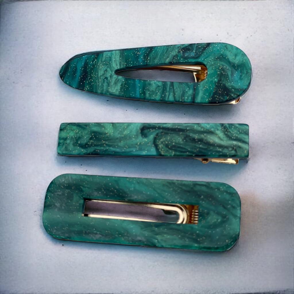 Rectangular Hair Clips
