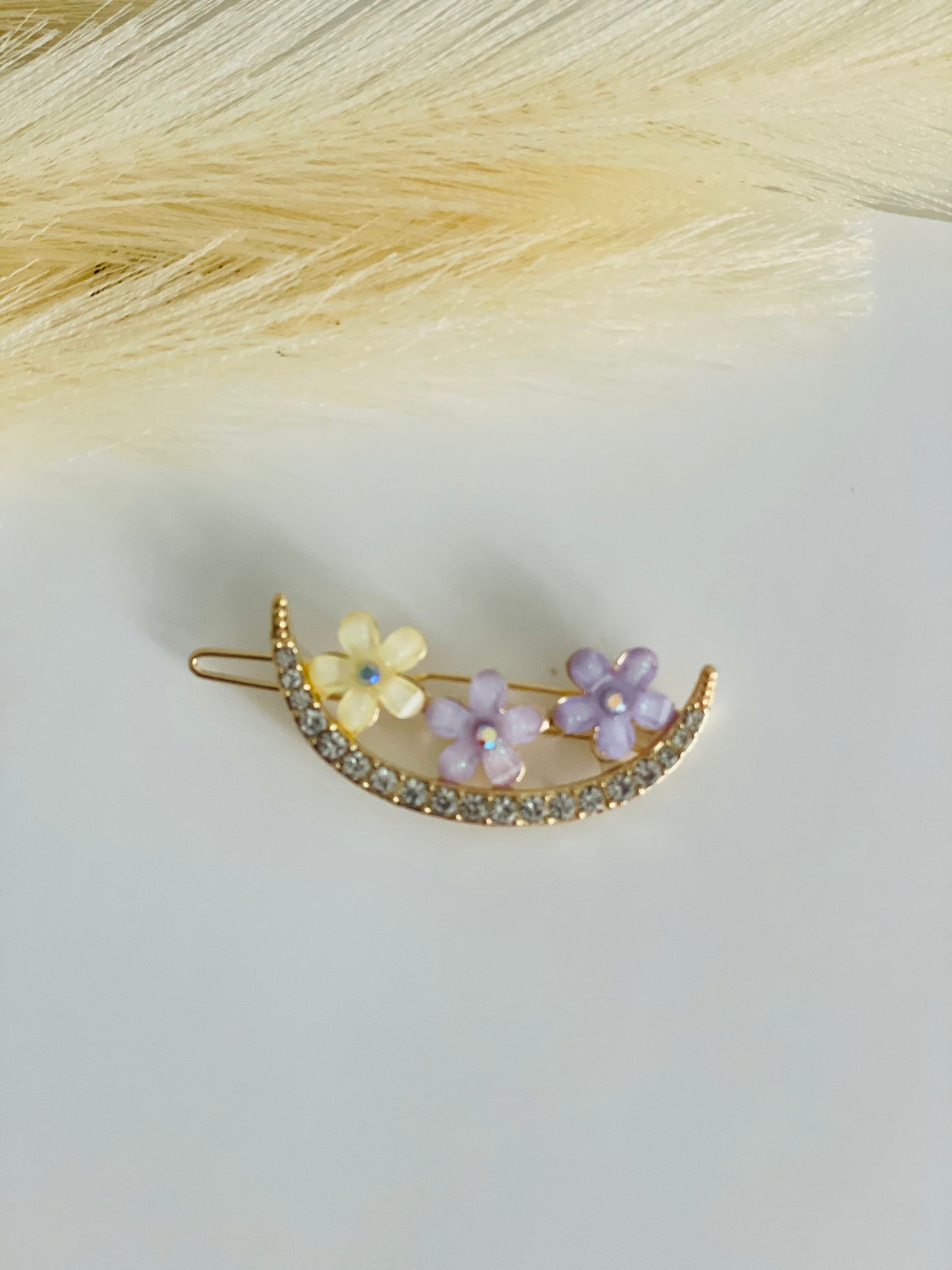 Rhinestone Pastel Hair Pins