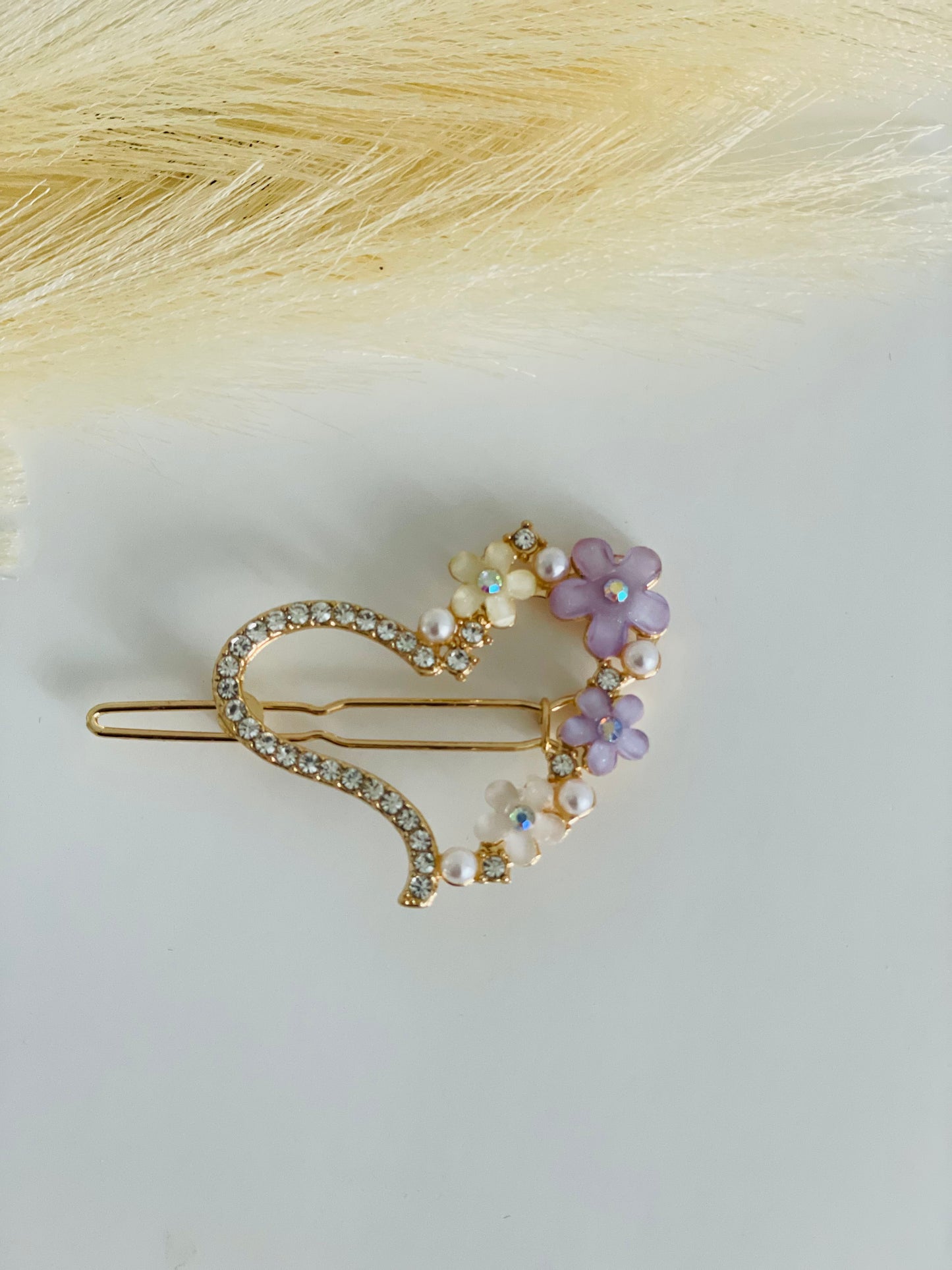 Rhinestone Pastel Hair Pins