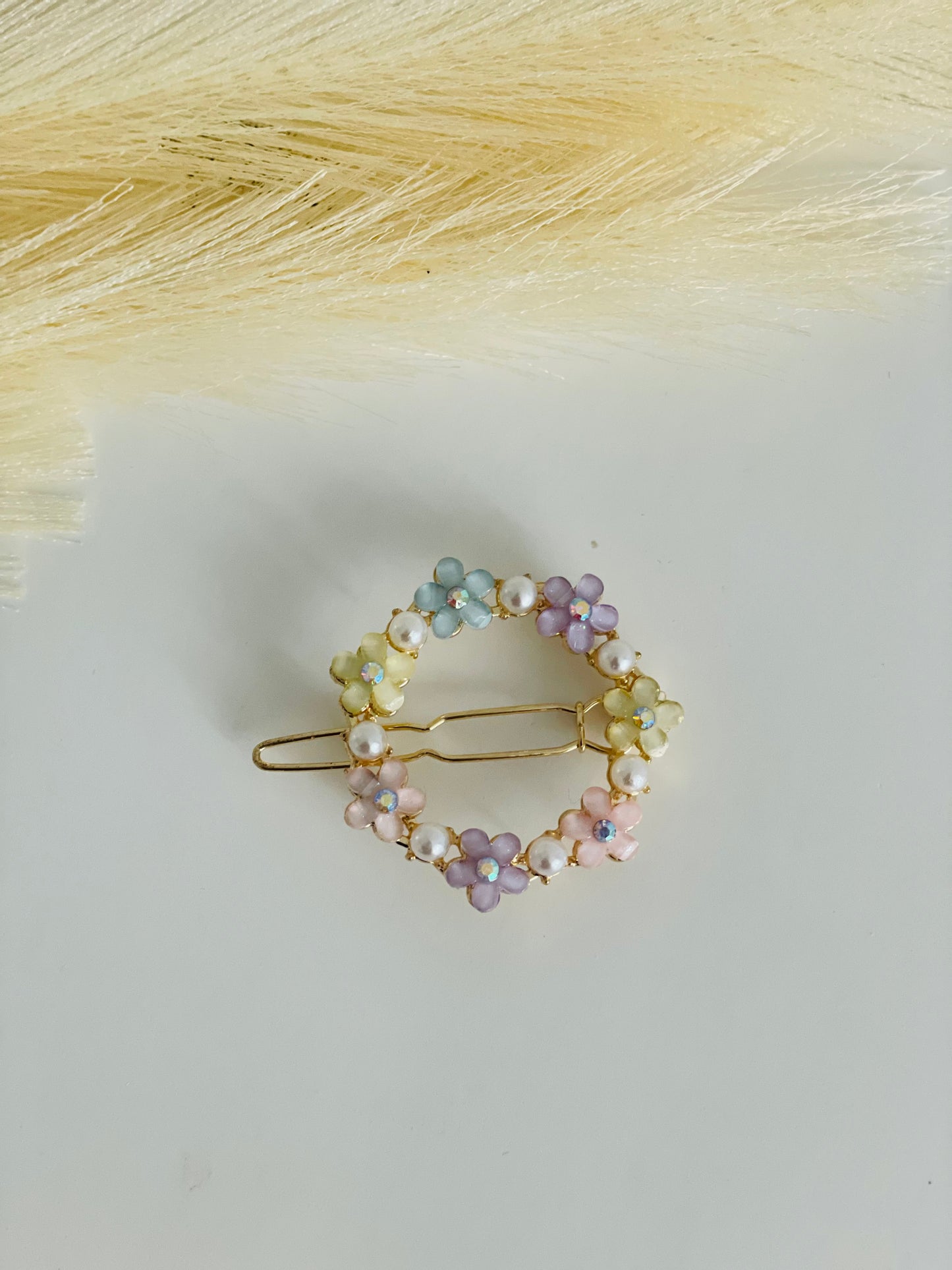 Rhinestone Pastel Hair Pins