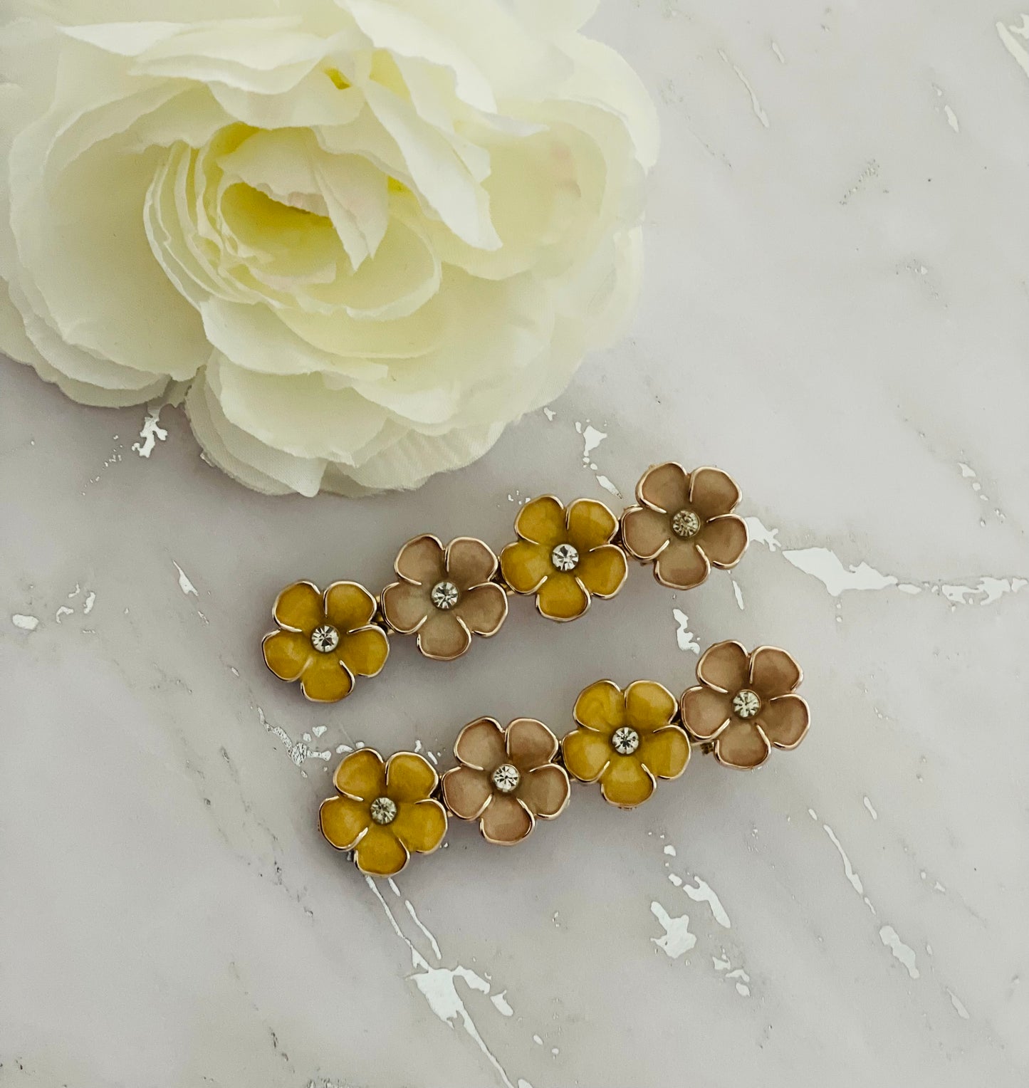 Flower Hair Clips