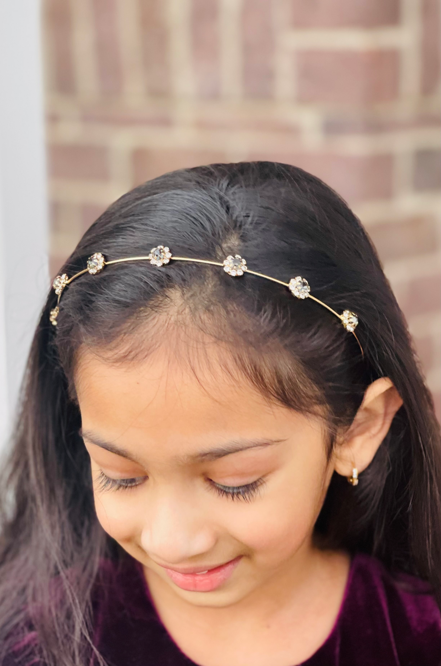 Gemstone Black Headband