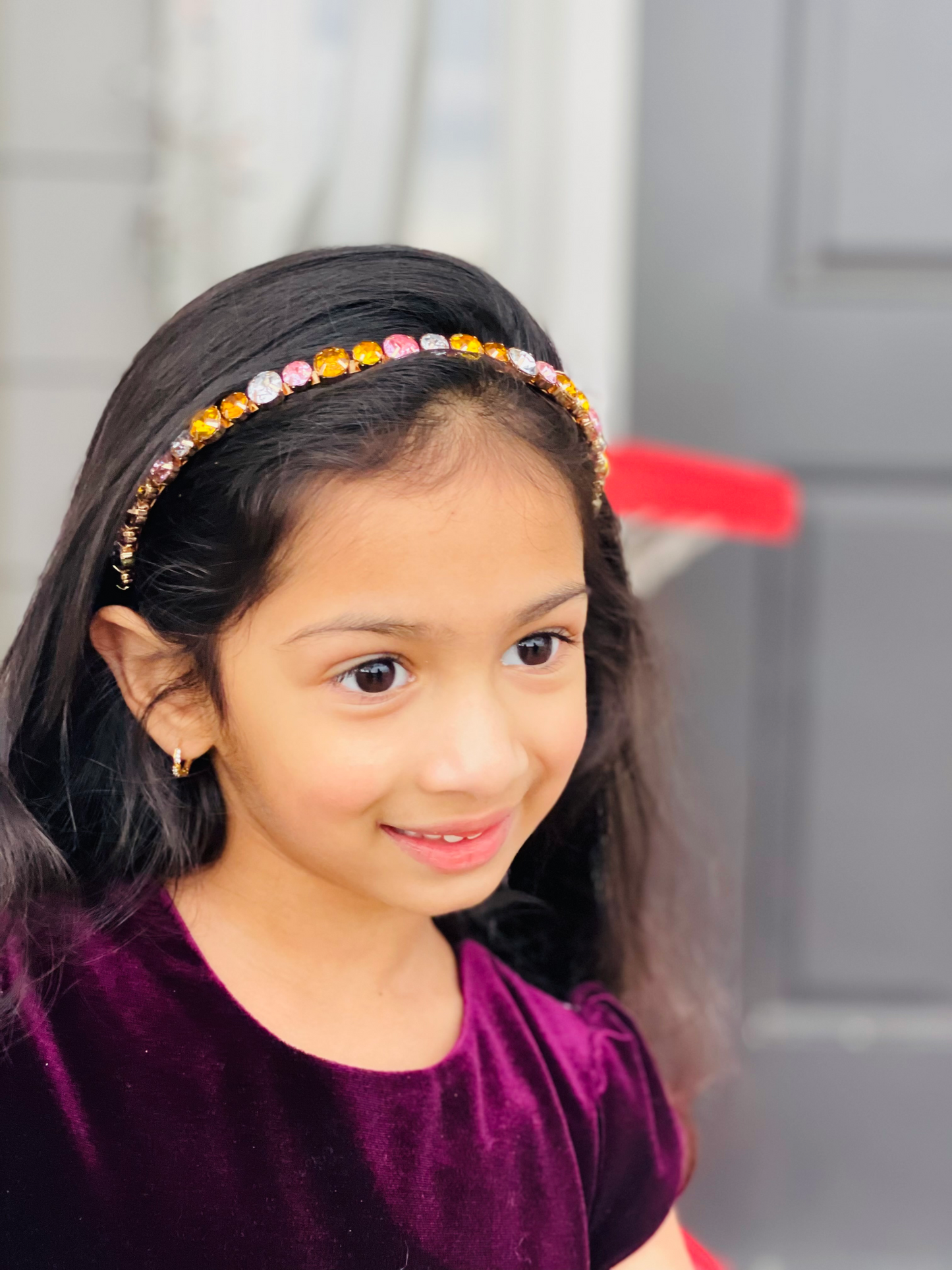 Yellow Gemstone Headband