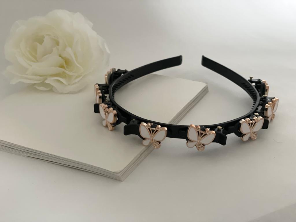 Hairpin Braide Butterfly Headbands