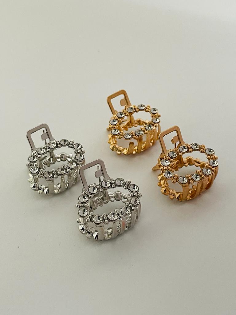 Mini Rhinestone Claw clips
