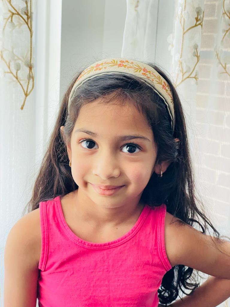 Floral Embroidery Headband
