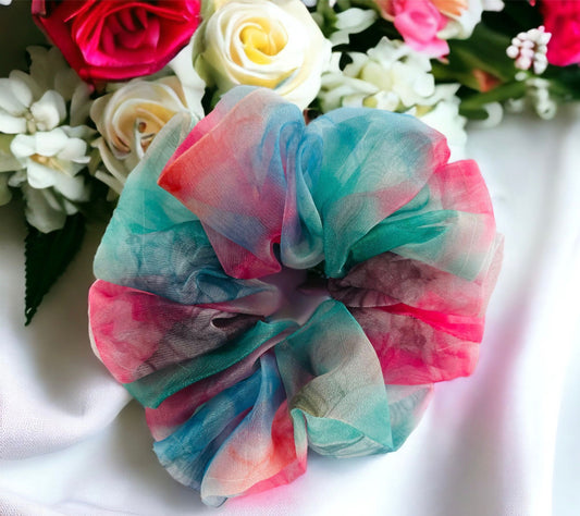 XL Floral Scrunchies