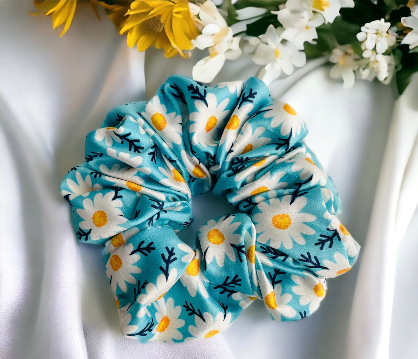 XL Floral Scrunchies