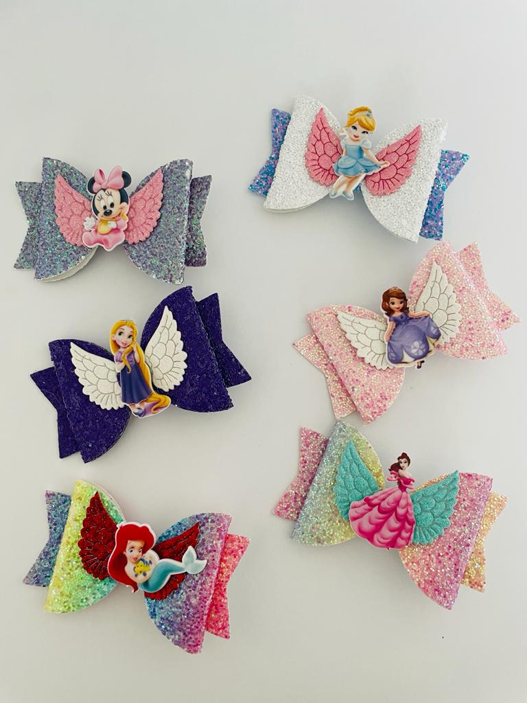 Disney Princess kids bows