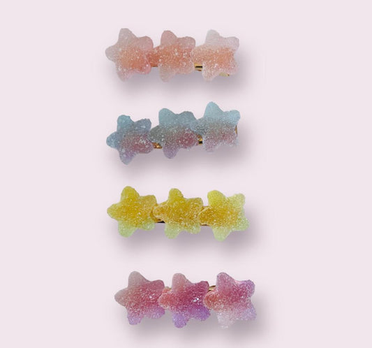 Star Sugar Gummies Hairclips