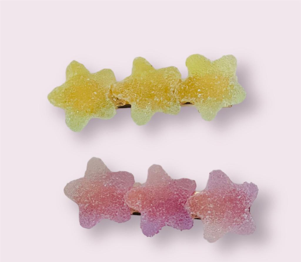 Star Sugar Gummies Hairclips