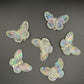 Holographic Butterfly Hair clips