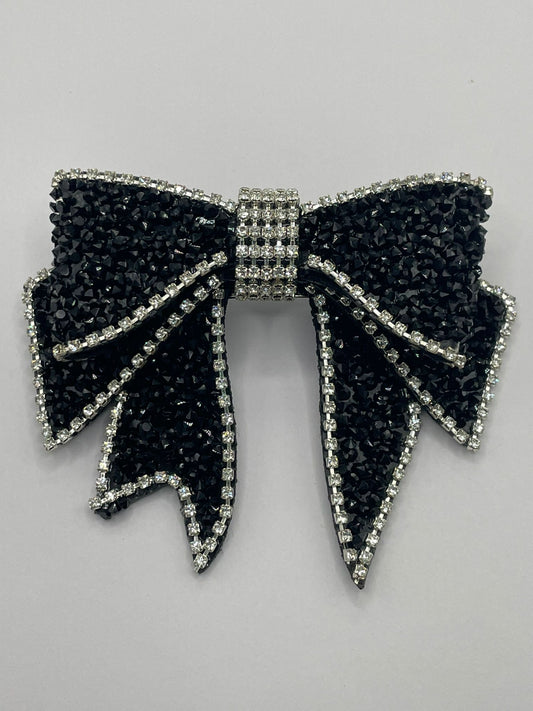 Bejeweled Back Hair Bow