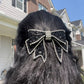 Bejeweled Back Hair Bow