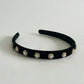 Rhinestone Black  Headband