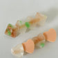 Resin Heart Hairclips