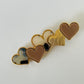 Heart Resin Hair Clips