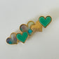 Heart Resin Hair Clips