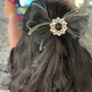Vintage Rhinestone Hair Bows