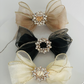 Vintage Rhinestone Hair Bows