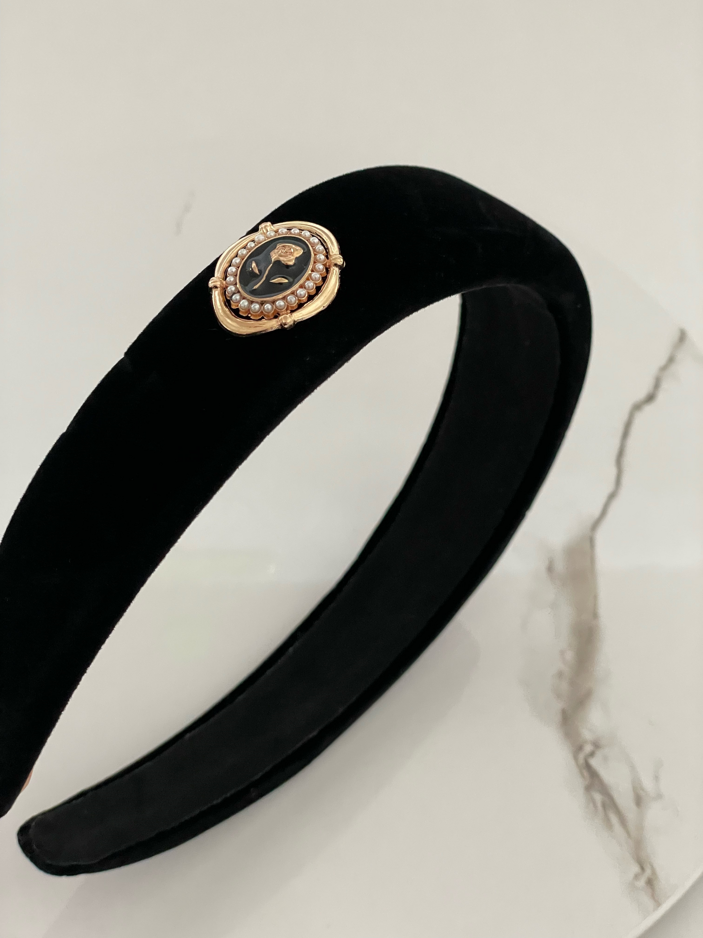 Statement Black Headband