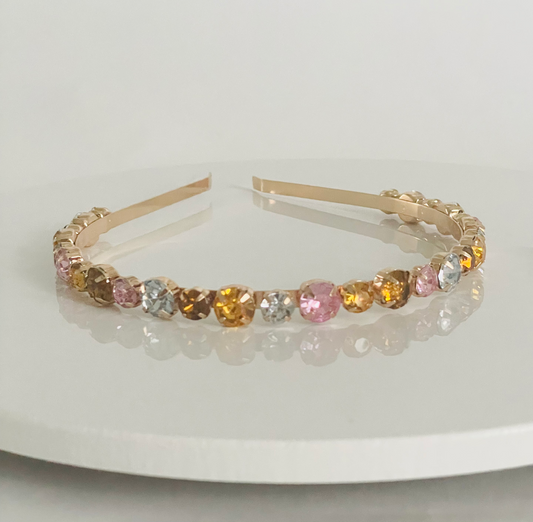 Yellow Gemstone Headband