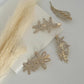 Gold Rhinestone Hair Clips