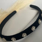 Rhinestone Black  Headband