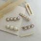 Pearl and Resin Hair Clips