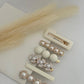 Pearl and Resin Hair Clips