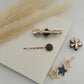 Blue Resin Hair Clips