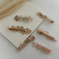 Resin Heart Hairclips