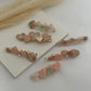 Resin Heart Hairclips
