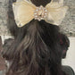 Vintage Rhinestone Hair Bows