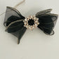 Vintage Rhinestone Hair Bows
