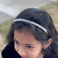 Silver Gemstone Headband