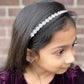 Silver Gemstone Headband
