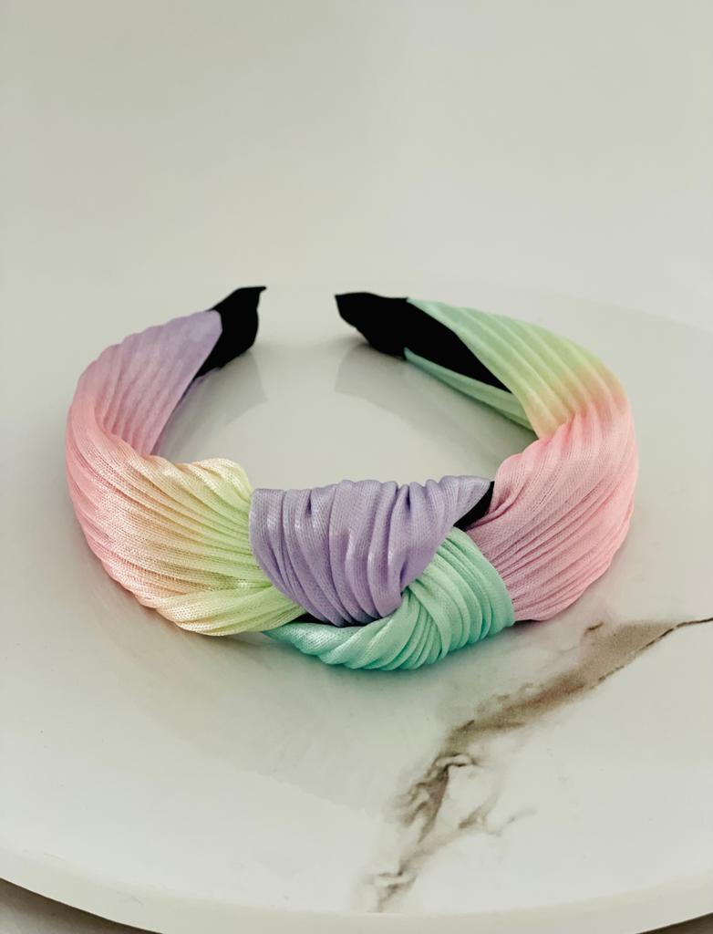 Multicolor Pastel Cloth Headband