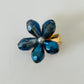 Blue Resin Hair Clips